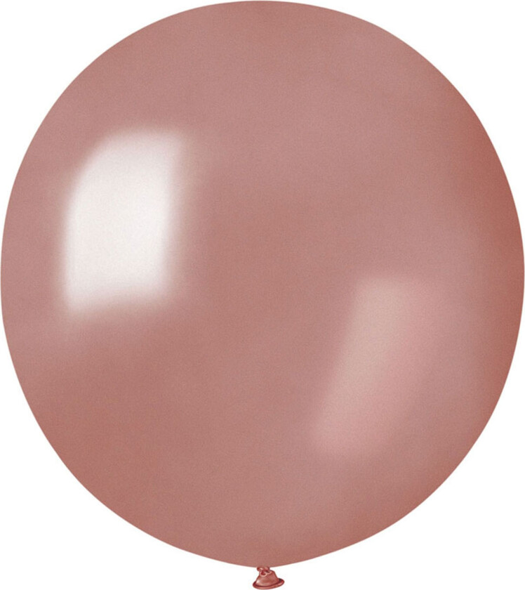 Ballonger Roségull Runde Store - 50-pakning
