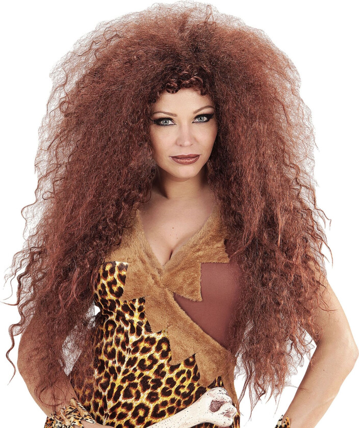 Huleboerkvinne Rød Parykk - One size