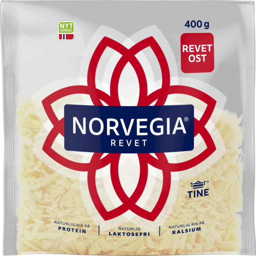 Norvegia Revet Ost 400g