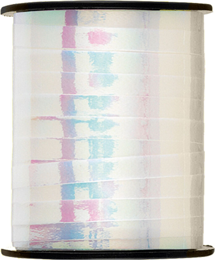 Gavebånd Hvit Metallic