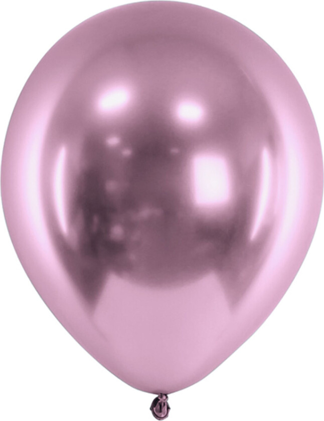 Ballonger Krom Rosa - 100-pakning
