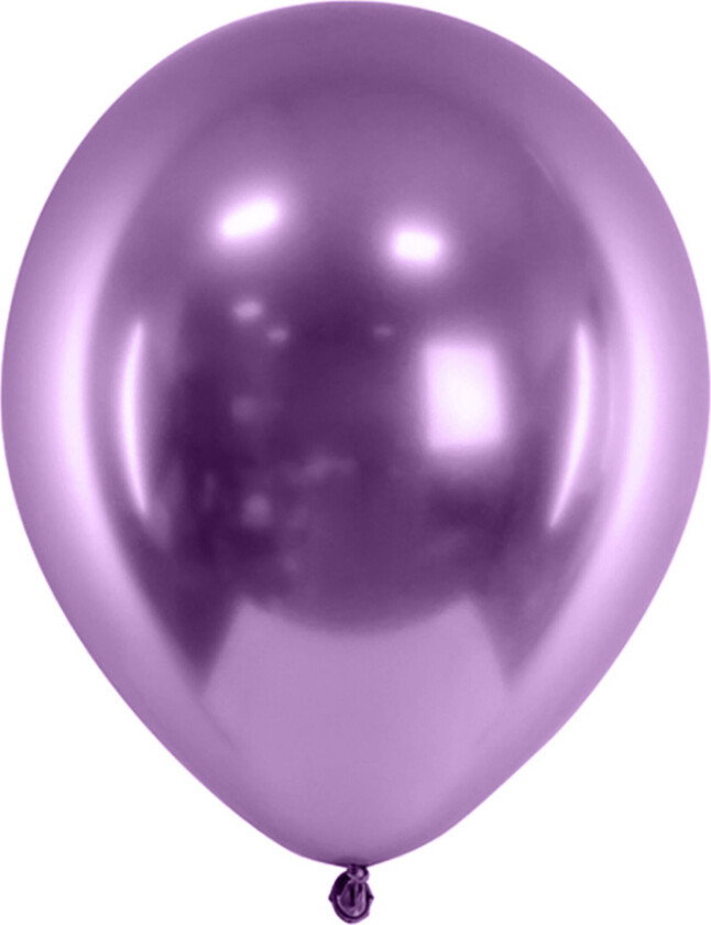 Ballonger Krom Lilla - 10-pakning
