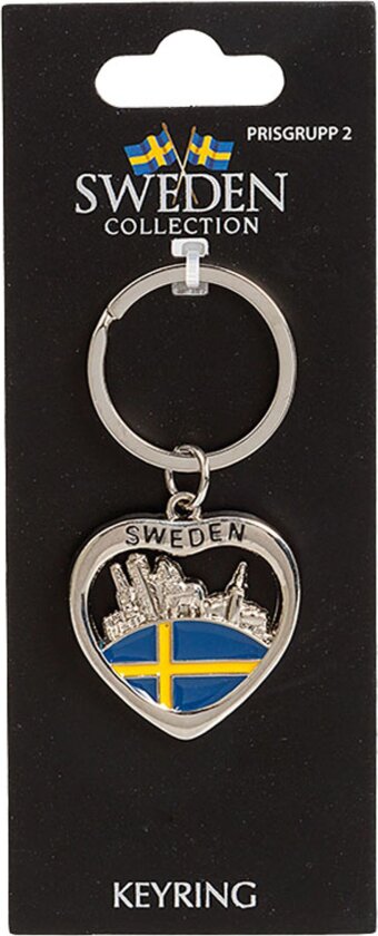 Suvenir Nøkkelring Sweden City