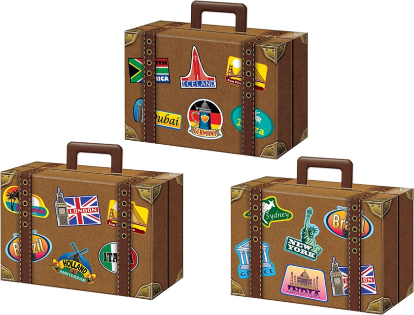 Gaveesker Kofferter - 3-pakning