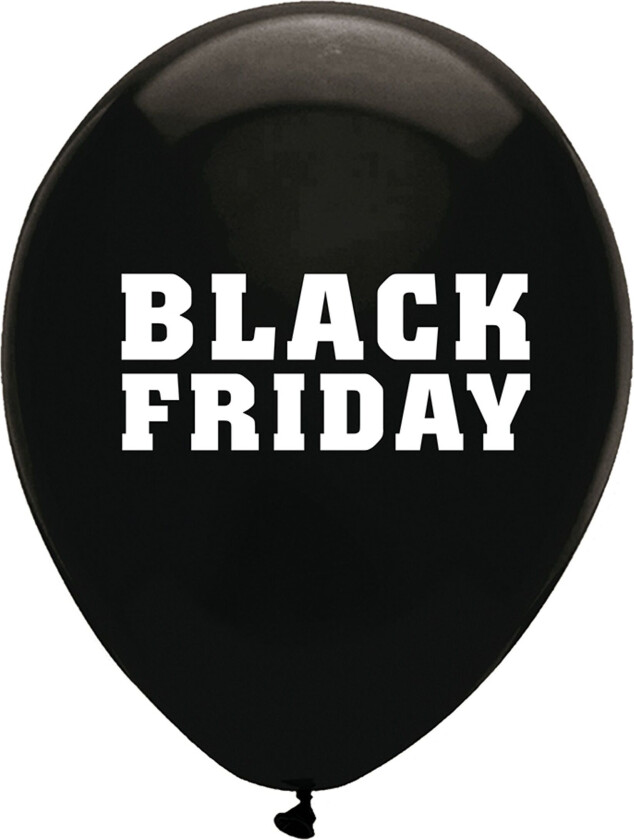 Ballonger Black Friday - 50-pakning