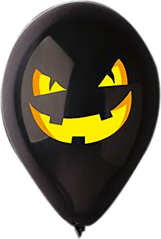 Ballonger Halloween Gresskar Svart - 50-pakning