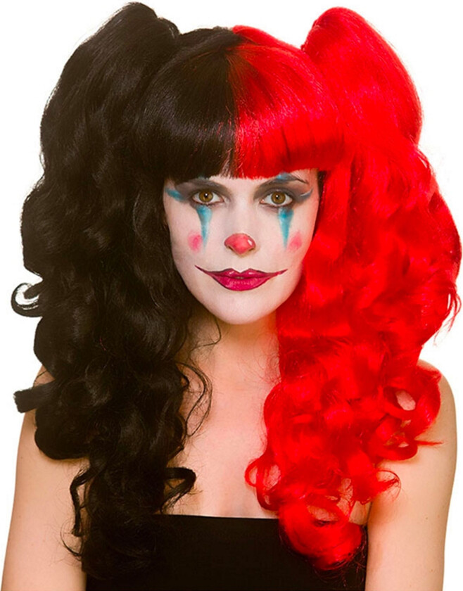 Harlequin Cosplay Parykk - One size