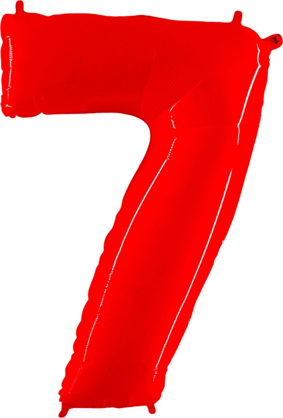 Tallballong Neon Rød - Tall 7