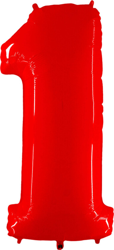 Tallballong Neon Rød - Tall 1