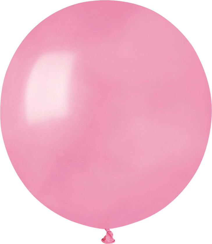 Ballonger Rosa Runde Store - 25-pakning