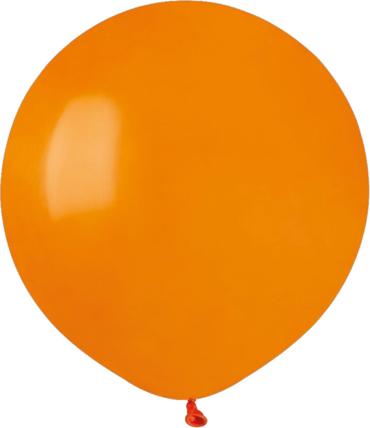 Ballonger Oransje Runde Store - 50-pakning