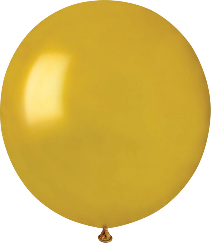 Ballonger Gull Runde Store - 50-pakning