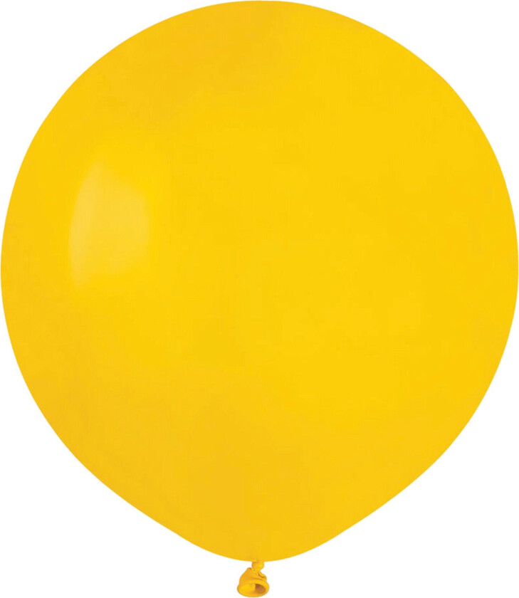 Ballonger Gule Runde Store - 50-pakning