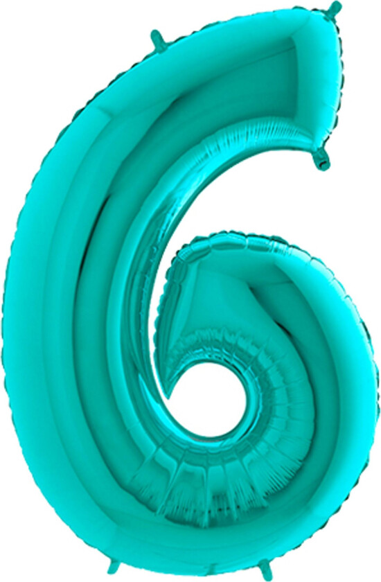 Tallballong Turkis Metallic - Tallet 6
