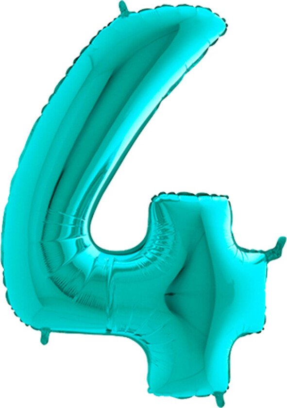 Tallballong Turkis Metallic - Tallet 4