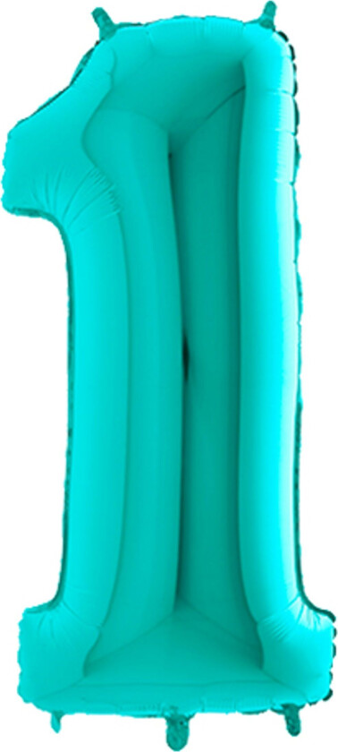 Tallballong Turkis Metallic - Tallet 1