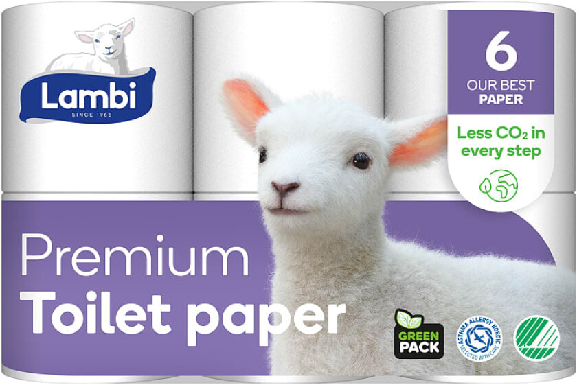 Toalettpapir Premium 6pk