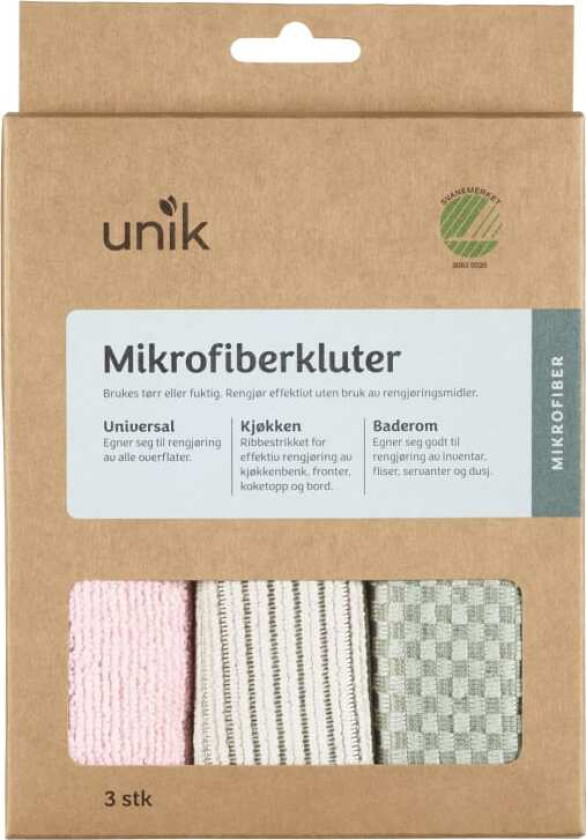 Mikrofiber Klut Mix 3pk