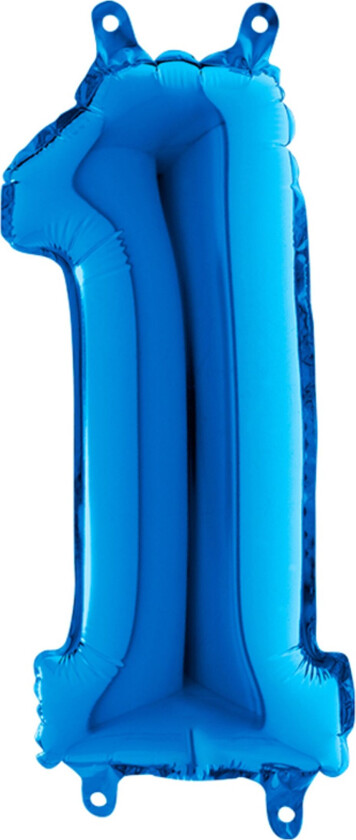 Tallballong Mini Blå Metallic - Tallet 1