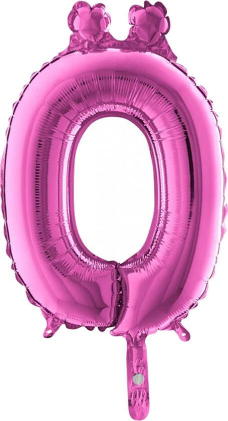 Bokstavballong Mini Rosa - Bokstav Ö