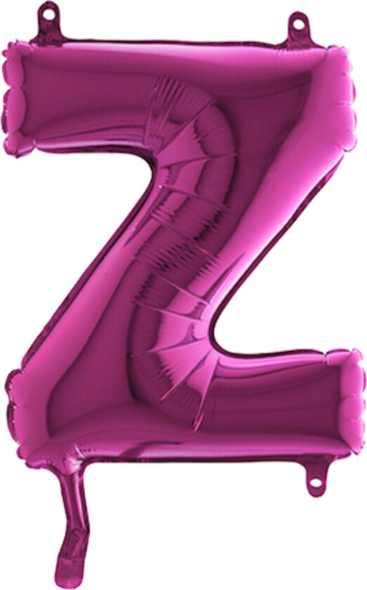 Bokstavballong Mini Rosa - Bokstav Z