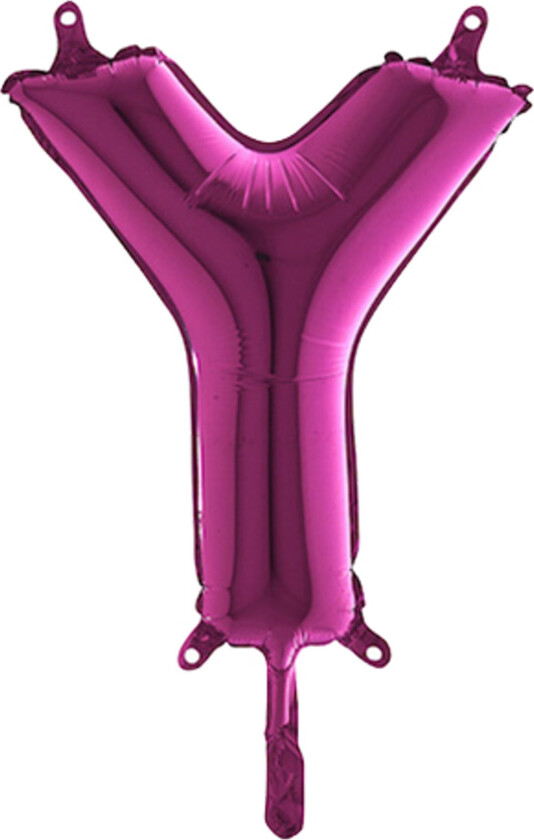 Bokstavballong Mini Rosa - Bokstav Y