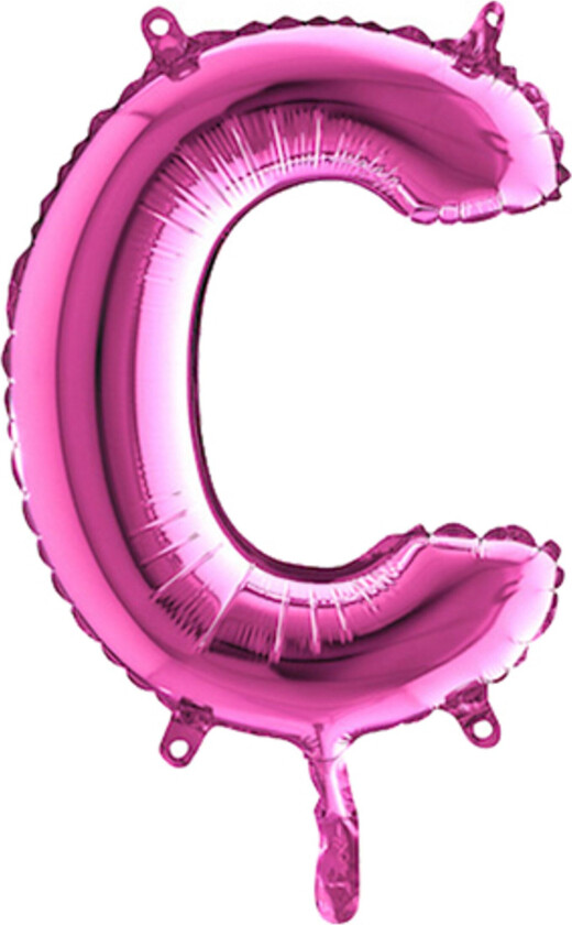 Bokstavballong Mini Rosa - Bokstav C