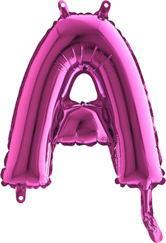 Bokstavballong Mini Rosa - Bokstav A