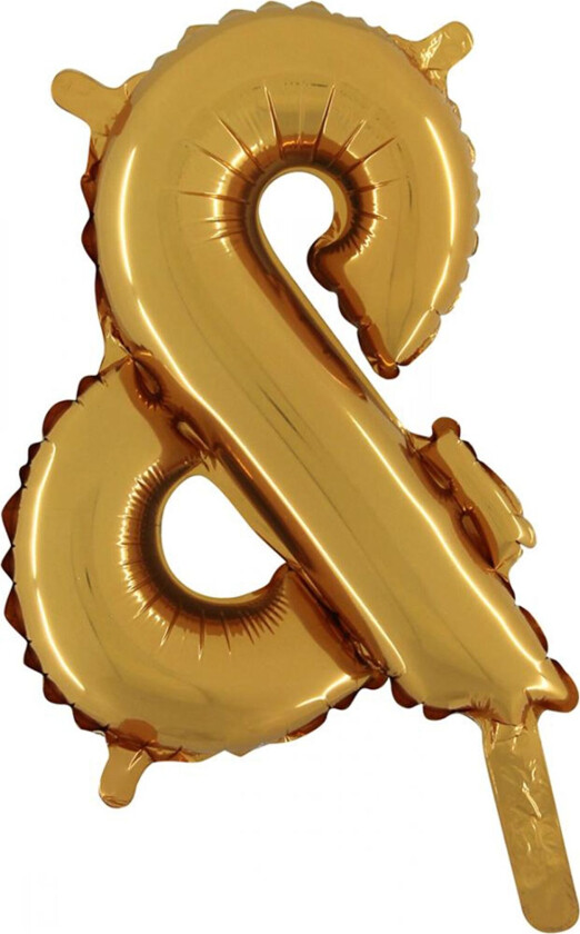 Bokstavballong Mini Gull - Tegn &