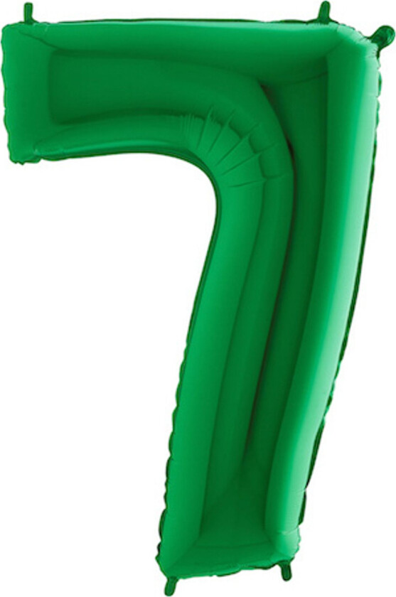 Tallballong Grønn Metallic - Siffer 7