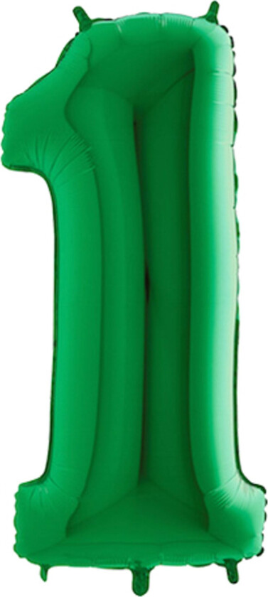 Tallballong Grønn Metallic - Siffer 1
