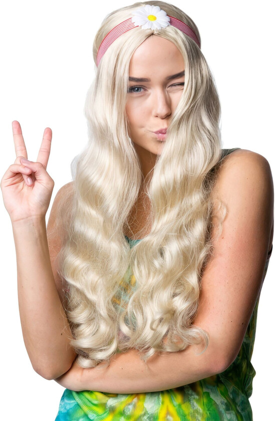 Hippie Dame Parykk - One size
