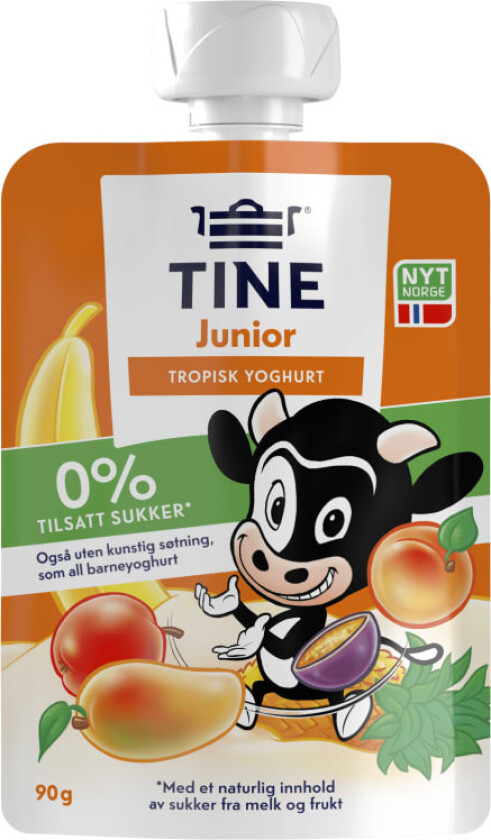 Tropisk Yoghurt 0% Junior 90g