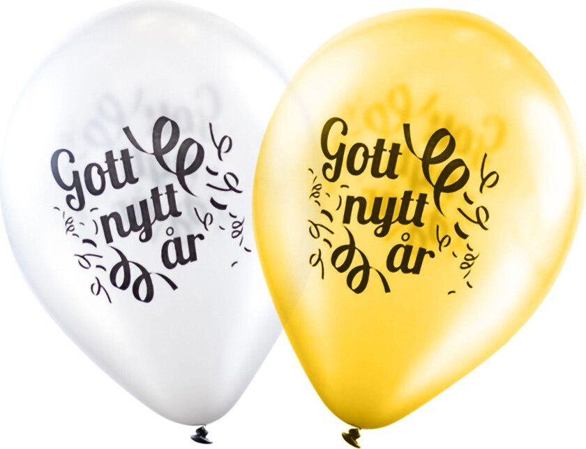 Ballonger Godt Nytt År! - 25-pakning