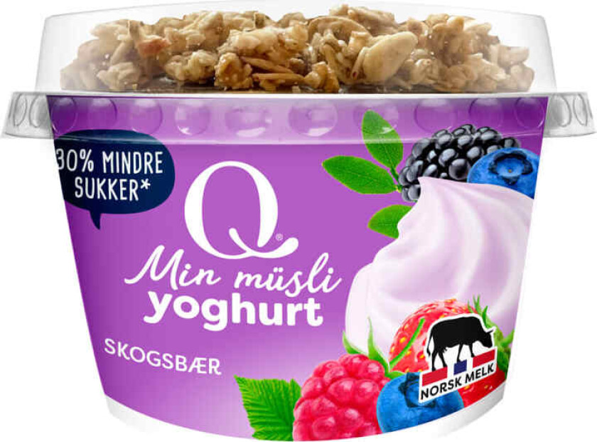 Yoghurt Skogsbær Min Müsli 165g