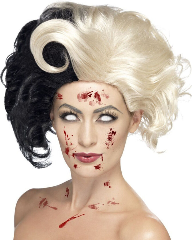 Cruella de Vil Zombie Parykk - One size