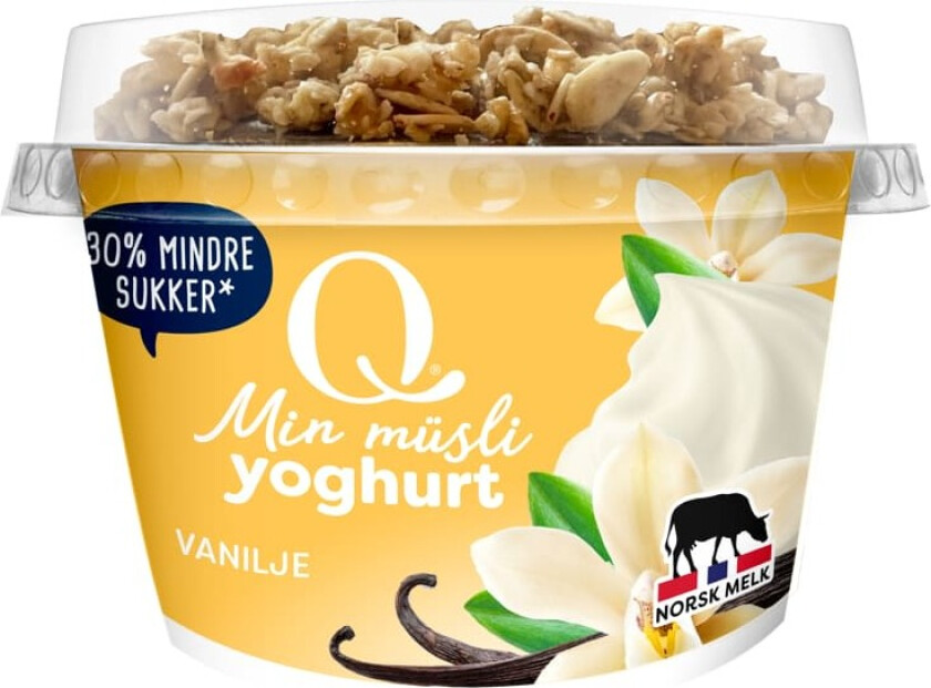 Yoghurt Vanilje Min Musli 165g