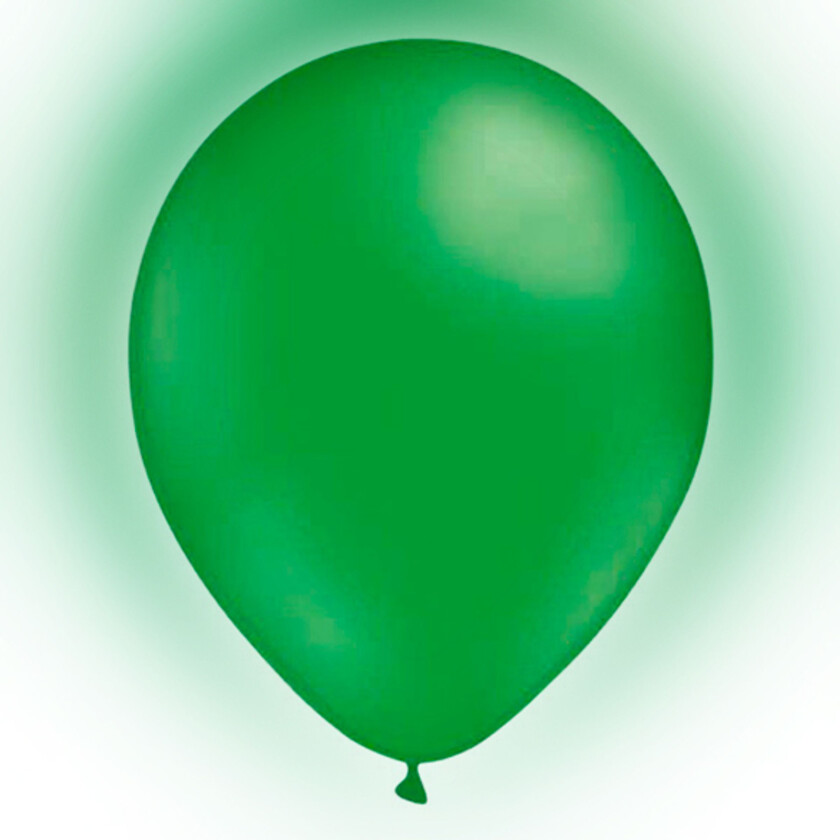 LED-Ballonger Grønne - 5-pakning