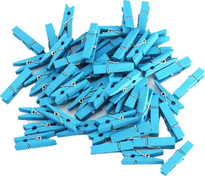 Kleskliper Mini Lyseblå