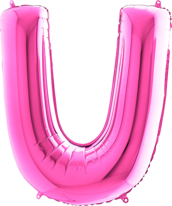 Bokstavballong Rosa - Bokstav U