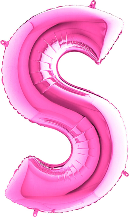 Bokstavballong Rosa - Bokstav S