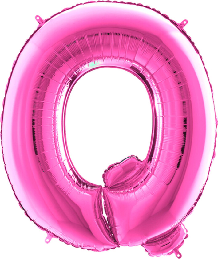 Bokstavballong Rosa - Bokstav Q