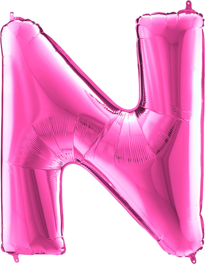 Bokstavballong Rosa - Bokstav N
