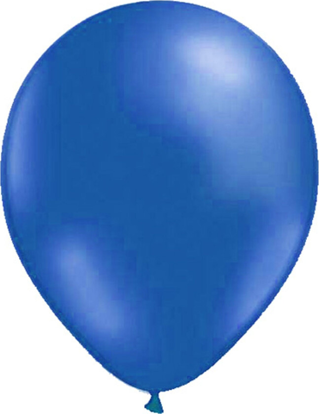 Ballonger Blå Metallic - 10-pakning