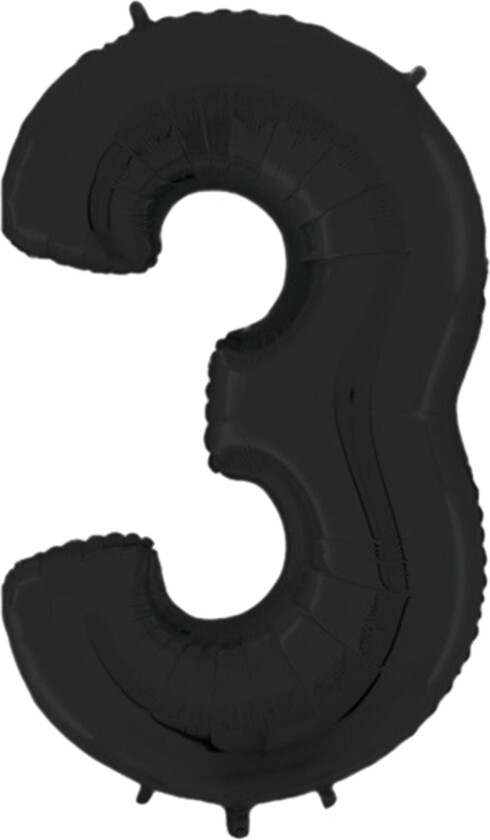 Tallballong Svart - Tall 3