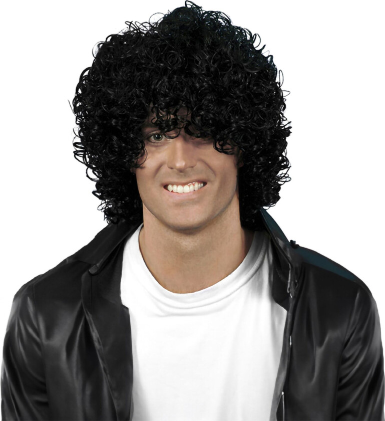 Wet Look Afroparykk - One size