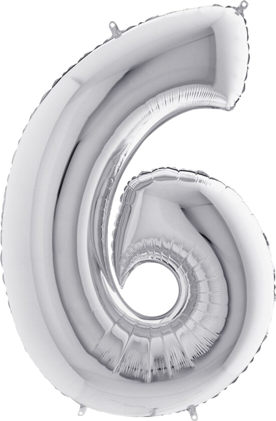 Tallballong Sølv Metallic - Tallet 6