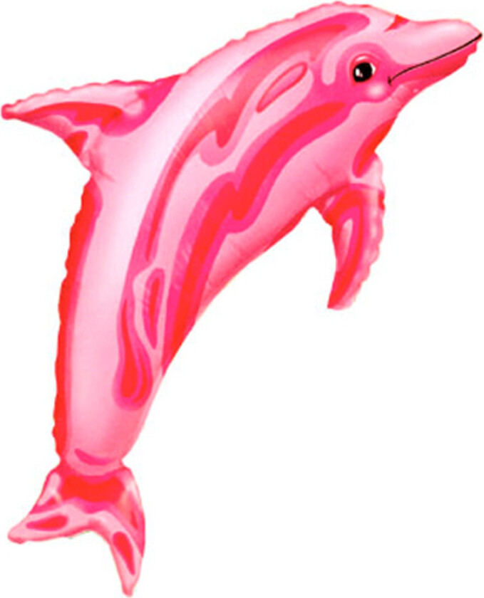 Folieballong Delfin Rosa