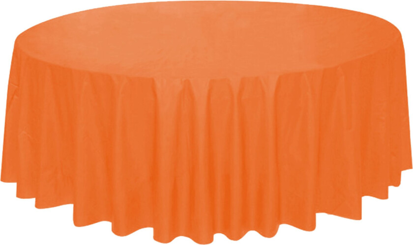 Plastduk Rund Oransje