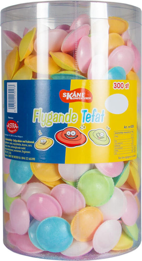 Bilde av Syrlige Ufoer Storpakning - 300 stk.